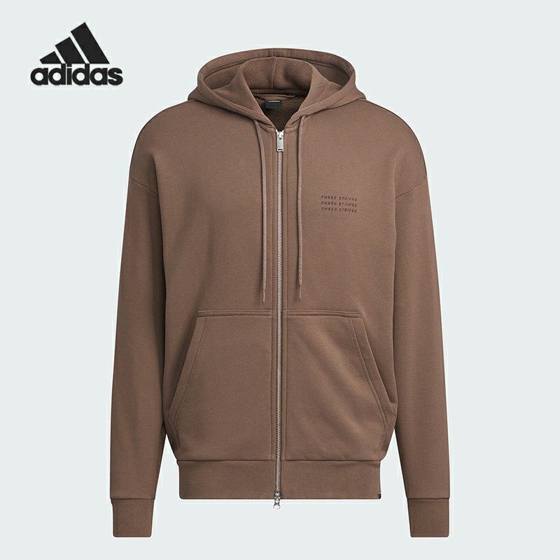 Adidas/阿迪达斯正品新款男子印花针织连帽休闲外套IS7427,运动服/休闲服装,运动茄克/外套,淘宝优惠券,粉丝福利购,淘宝优惠卷