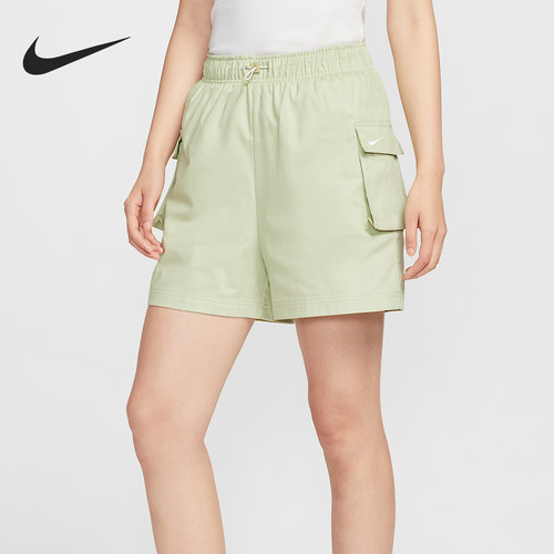 Nike/耐克正品Sportswear女士高腰梭织经典宽松短裤IH9273-397