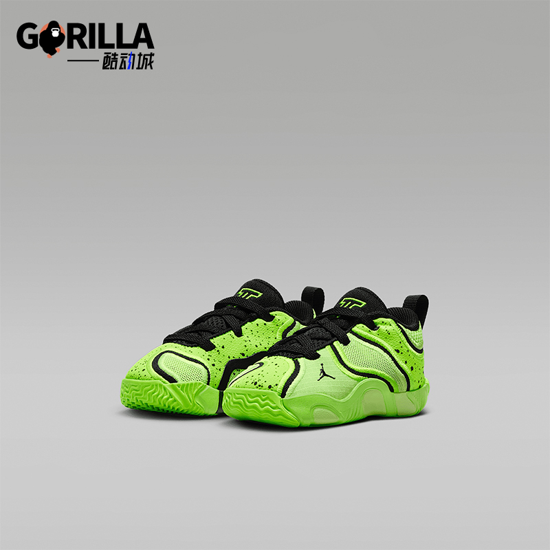 Nike/耐克正品JORDAN婴童运动训练实战低帮篮球鞋HV5896-300