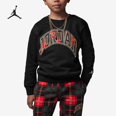 Nike/耐克正品Air Jordan小童加绒保暖运动卫衣FB9426-010