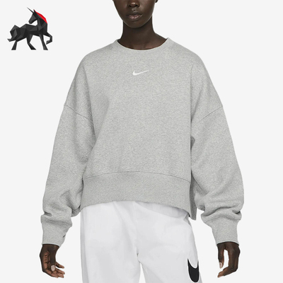 Nike/耐克正品2026女士加绒休闲运动经典卫衣套头衫DQ5762-063