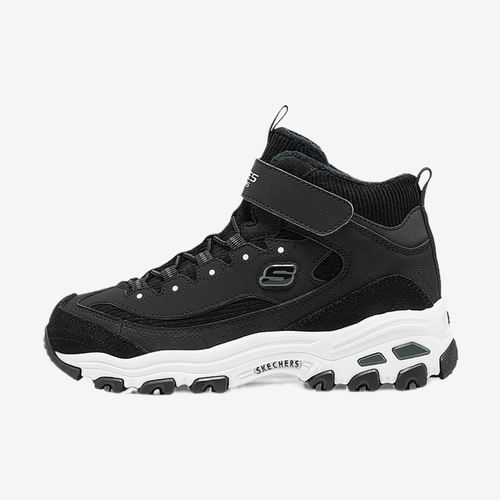 Skechers斯凯奇正品大童高帮耐磨抗寒魔术贴雪地靴405325L-BLK