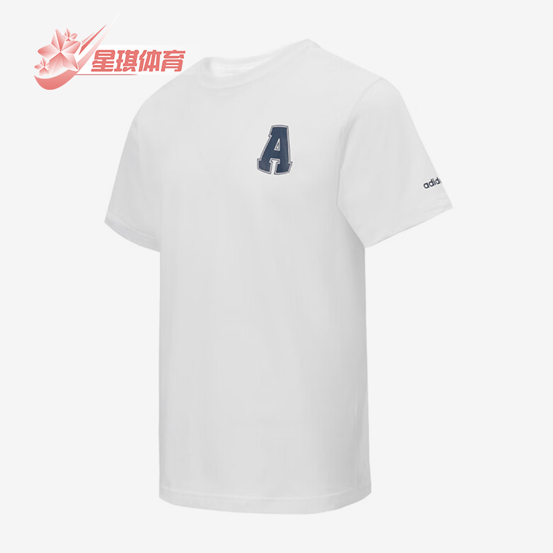 Adidas/阿迪达斯正品GRAPHIC T-SHIRT男女轻盈圆领短袖T恤JD1430
