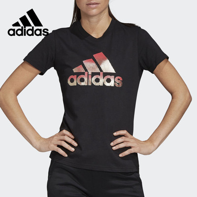 阿迪达斯女子舒适运动T恤