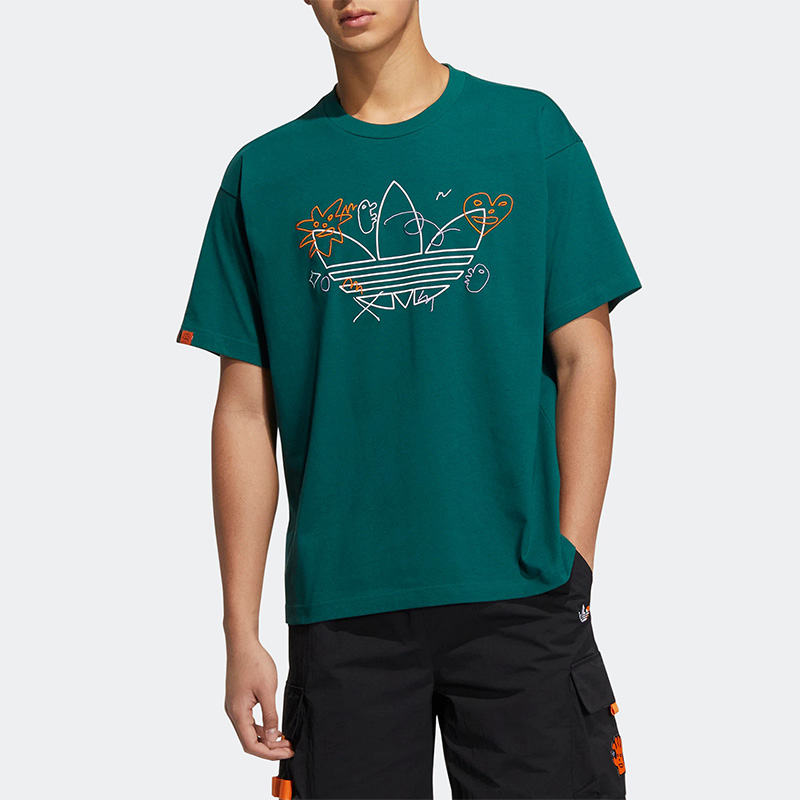 Adidas/阿迪达斯三叶草男子短袖