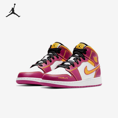 Nike/耐克正品Air Jordan 1 GS女子大童潮流篮球鞋DC0500-100