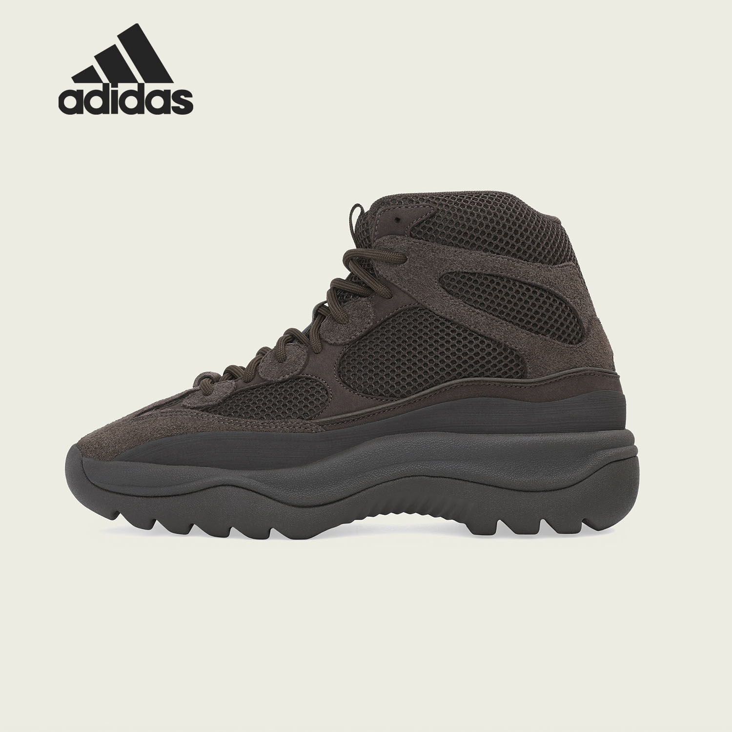 Adidas/阿迪达斯官方正品Yeezy Desert Boot黑棕靴子运动鞋EG6463