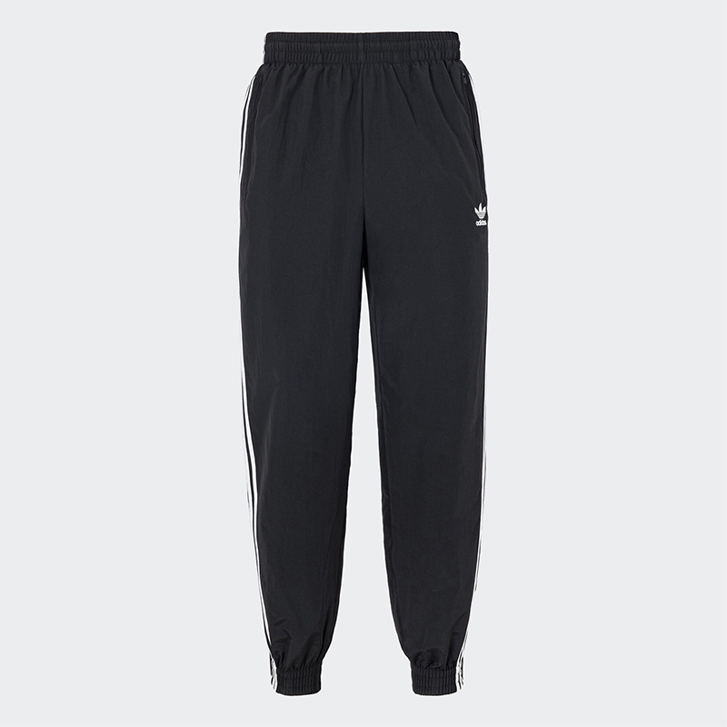 阿迪达斯男士休闲梭织束脚运动裤