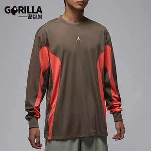 耐克正品 T恤IF1886 春秋JORDAN男士 印花球衣长袖 040 透气时尚 Nike