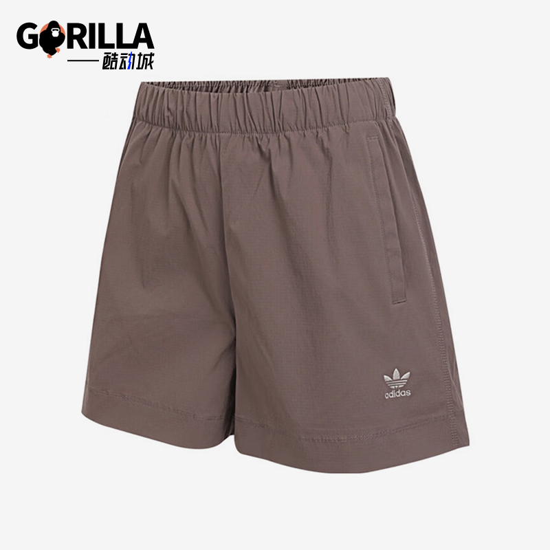 Adidas/阿迪达斯正品三叶草女士复古运动经典宽松舒适短裤JD1508