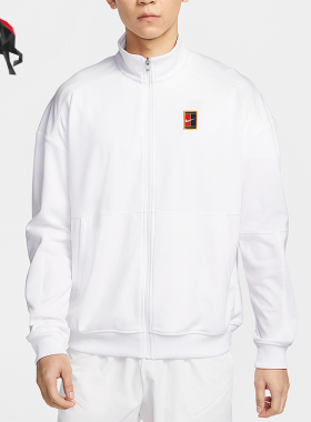 Nike/耐克正品Court Heritage男士网球经典薄绒外套FZ6926-100