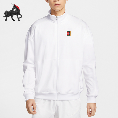 Nike/耐克正品Court Heritage男士网球经典薄绒外套FZ6926-100