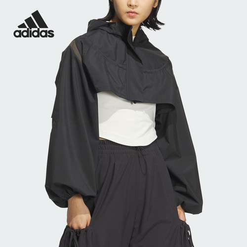 Adidas/阿迪达斯正品FUSTL W P CJKT女士时尚短款外套JM2446