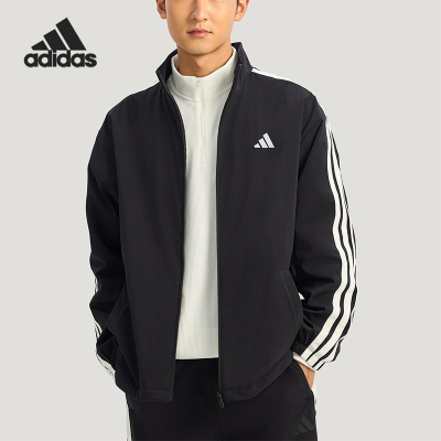 Adidas/阿迪达斯正品2025冬季款男士日常立领耐穿休闲外套KR2517