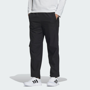 Adidas/阿迪达斯正品秋冬新款男士梭织运动直筒休闲裤JZ8406