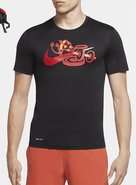 Nike/耐克正品DRI-FIT男士训练运动休闲短袖T恤CU8489-010