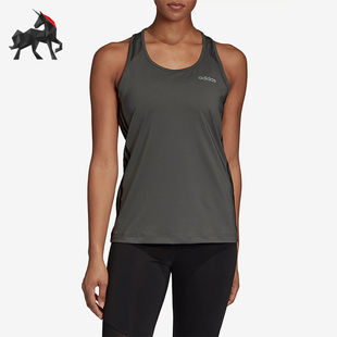 Adidas/阿迪达斯正品女子休闲简约舒适潮流时尚背心T恤DU2059