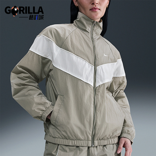 320 2025女士梭织立领宽松运动户外外套FV6305 Nike 耐克正品