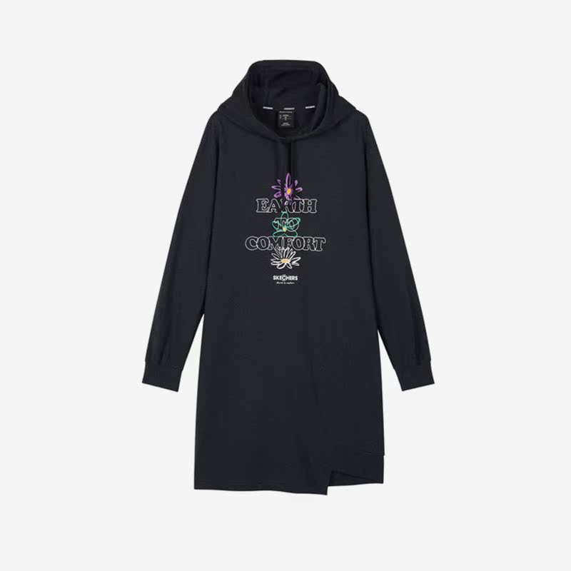 Skechers/斯凯奇正品年夏季新款女子休闲运动连衣裙 L321W053