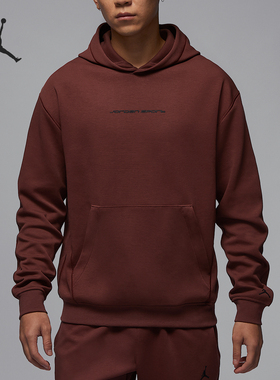 Nike/耐克正品JORDAN男士针织套头连帽复古卫衣HF0281-231