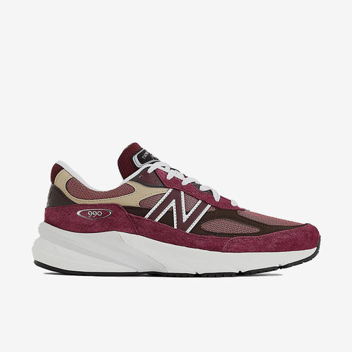 New Balance新百伦正品NB 990 V6男女同款复古低帮跑步鞋U990BT6