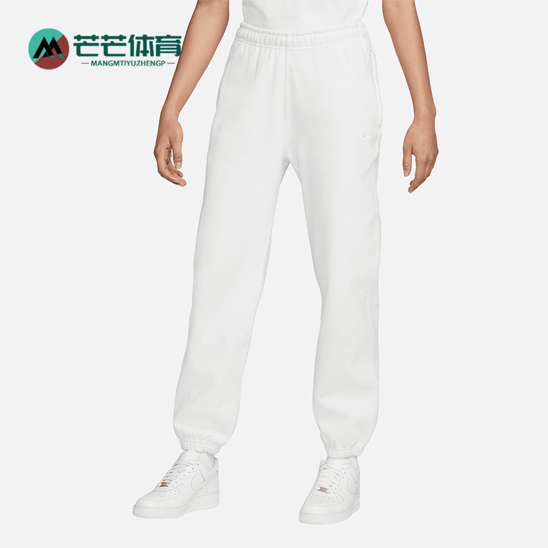 Nike/耐克正品Solo Swoosh女士休闲束脚简约针织长裤CW5565-121