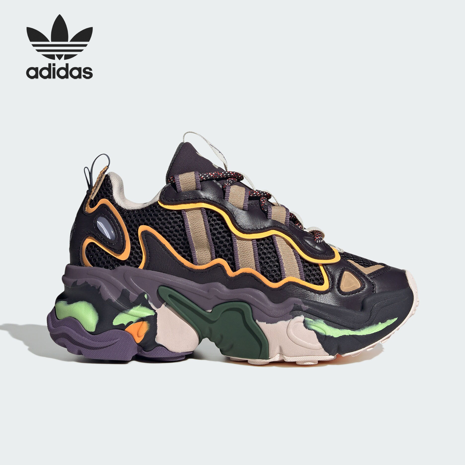 Adidas/阿迪达斯正品OZTHEMIS W男女厚底经典运动鞋IG6037