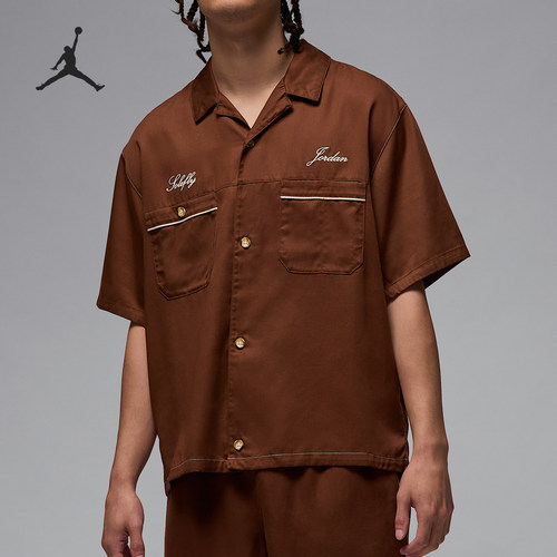Nike/耐克正品JORDAN男士复古宽松运动休闲衬衫HM5040-259