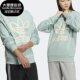 Adidas HS1996 运动休闲圆领卫衣卫衣 阿迪达斯正品 三叶草男女款