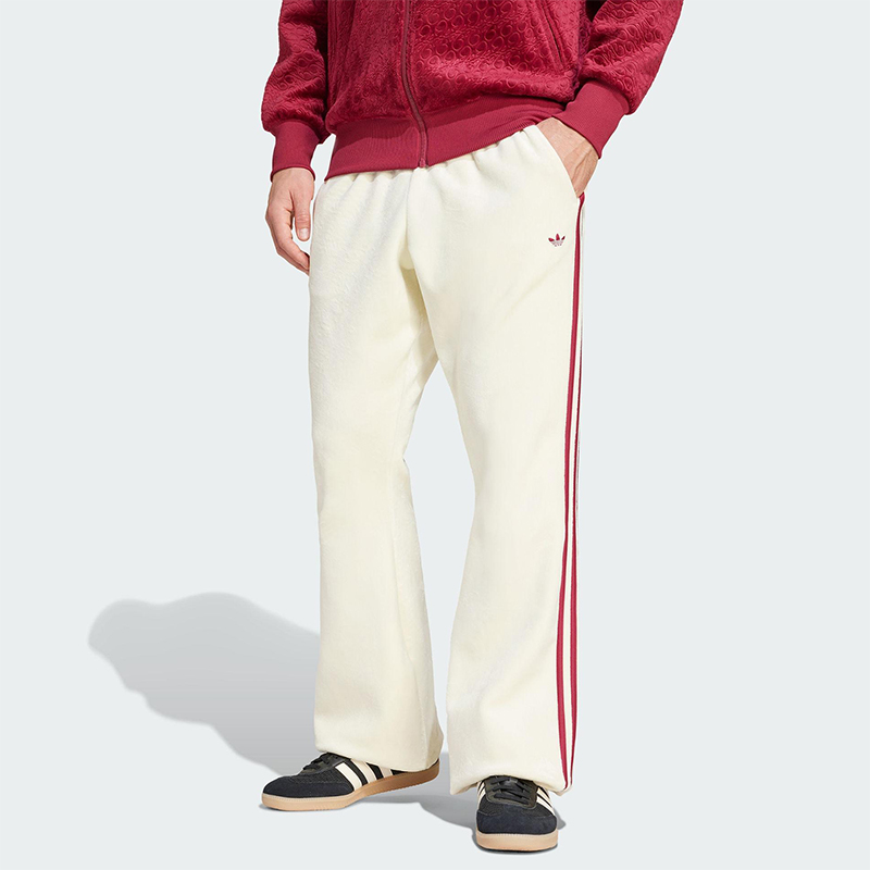 Adidas/阿迪达斯正品三叶草男士丝绒足球针织运动休闲长裤JV9269