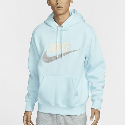 Nike/耐克正品Club Fleece男士休闲加绒保暖卫衣FN3105-474
