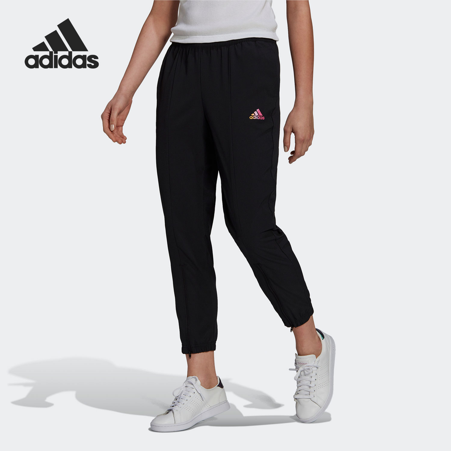 Adidas/阿迪达斯跑步运动长裤