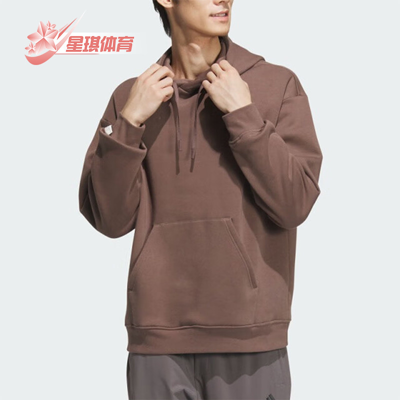 Adidas/阿迪达斯正品2025新款男女宽松经典连帽卫衣套头衫JM9077