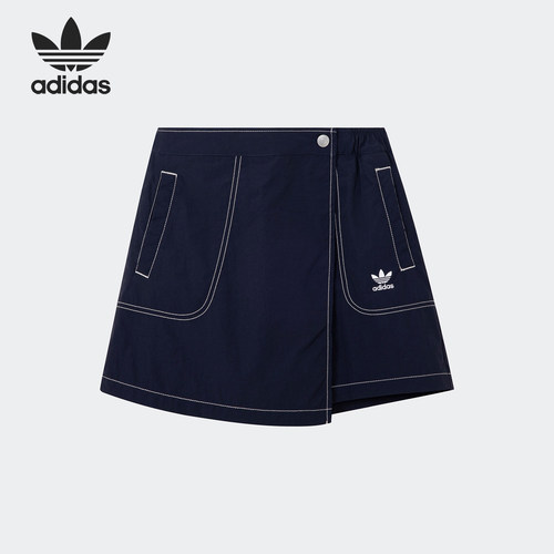 Adidas/阿迪达斯正品三叶草JK LOGO SKORT大童运动短裙JM0146