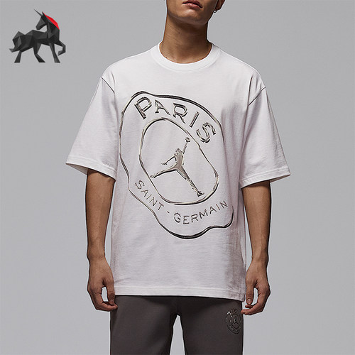 Nike/耐克正品JORDAN男士休闲运动透气经典训练短袖T恤IF3808-100