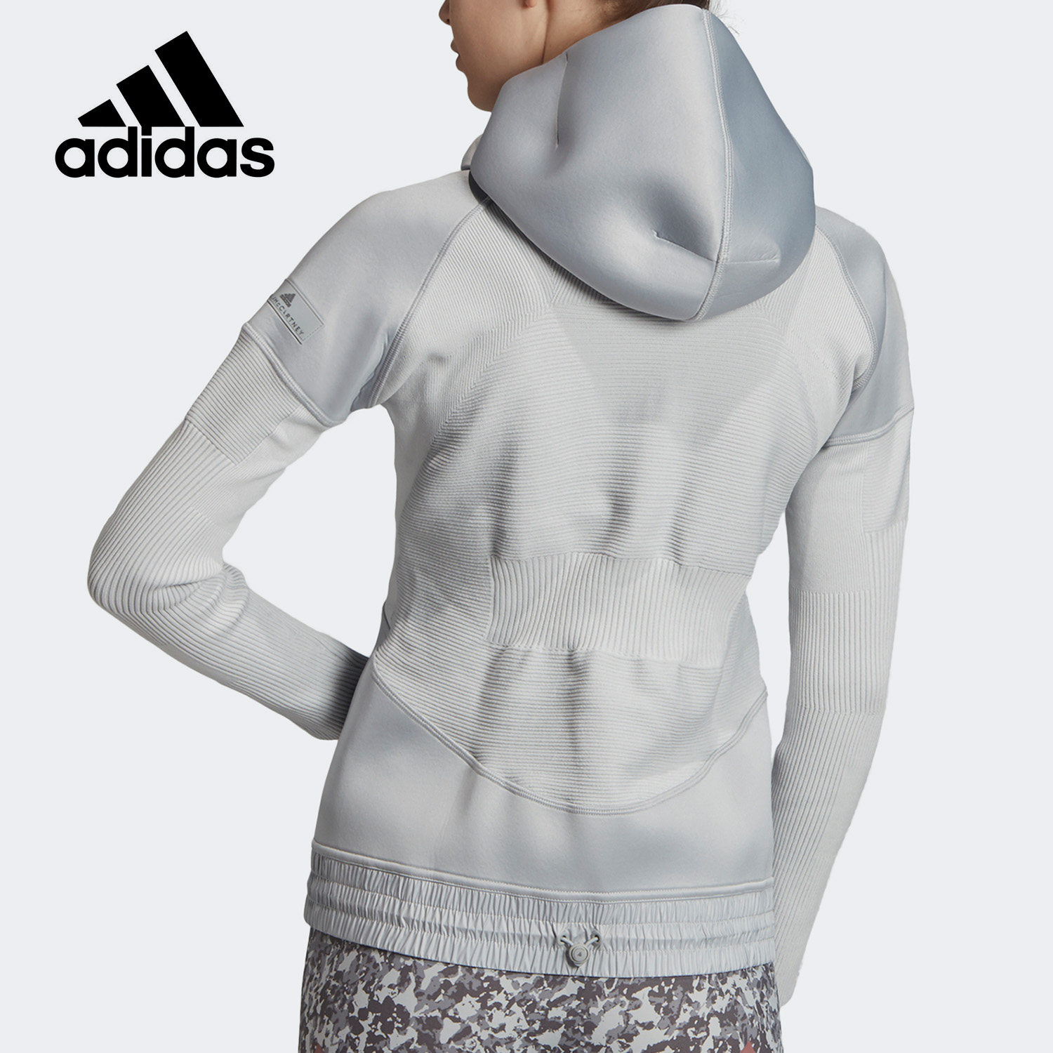 adidas/阿迪达斯官方正品 zne 女子连帽运动训练夹克外套 fk0836