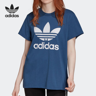 阿迪达斯正品 T恤 2020夏季 三叶草女子运动短袖 FM3284 新款 Adidas
