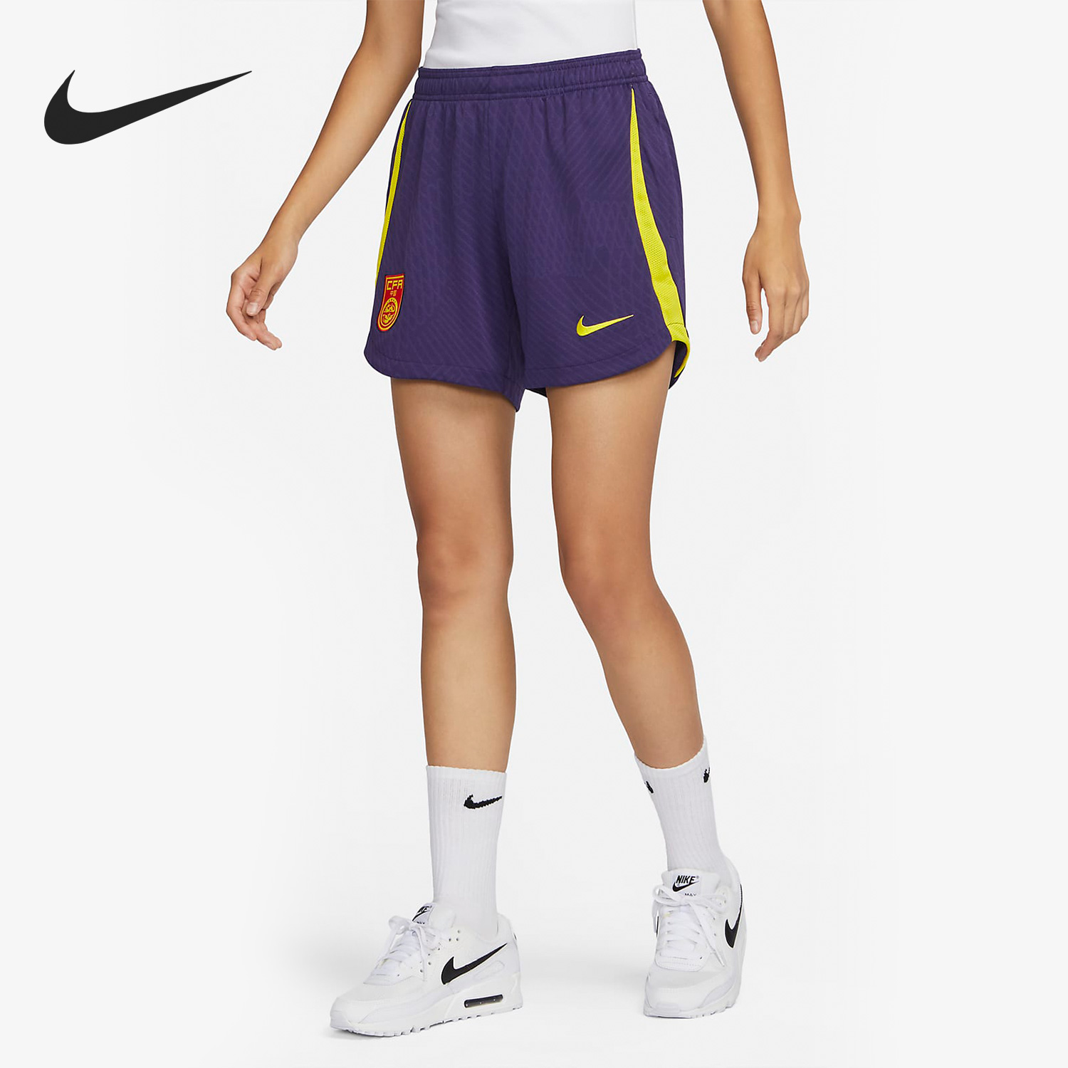 Nike/耐克正品新款女子运动舒适足球针织短裤DR4689-535
