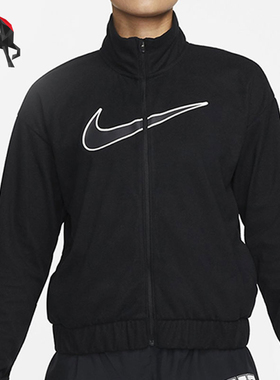 Nike/耐克正品2025冬季款女士日常立领印花跑步外套DQ6384-010