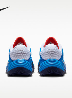 Nike/耐克正品Precision8低筒新款男白蓝色篮球鞋IH1104-101