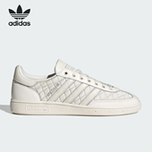 阿迪达斯正品 三叶草男女同款 时尚 Adidas 潮流系带低帮板鞋 KJ0854