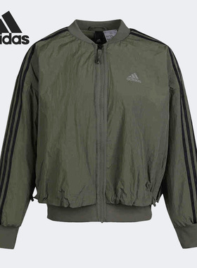 Adidas/阿迪达斯正品女子立领加绒梭织运动夹克外套 GM1415