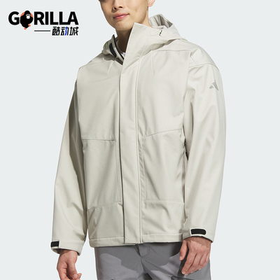 阿迪达斯男士连帽户外运动外套