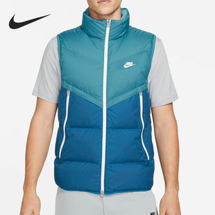 羽绒马甲 Nike 男子舒适立领运动休闲无袖 DD6818 耐克官方正品 415