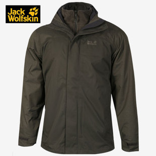 男子户外运动休闲保暖冲锋衣1108341 狼爪新款 Jack wolfskin