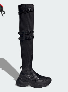 Adidas/阿迪达斯FOS BOOTS女士运动耐磨时尚高帮过膝靴JQ9382