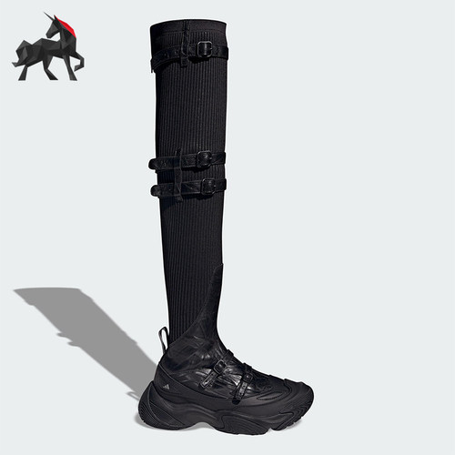 Adidas/阿迪达斯正品FOS BOOTS女士运动耐磨时尚高帮过膝靴JQ9382
