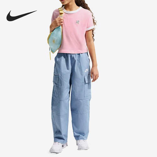 Nike/耐克正品大童轻盈柔软时尚透气圆领短袖T恤IR4948-690
