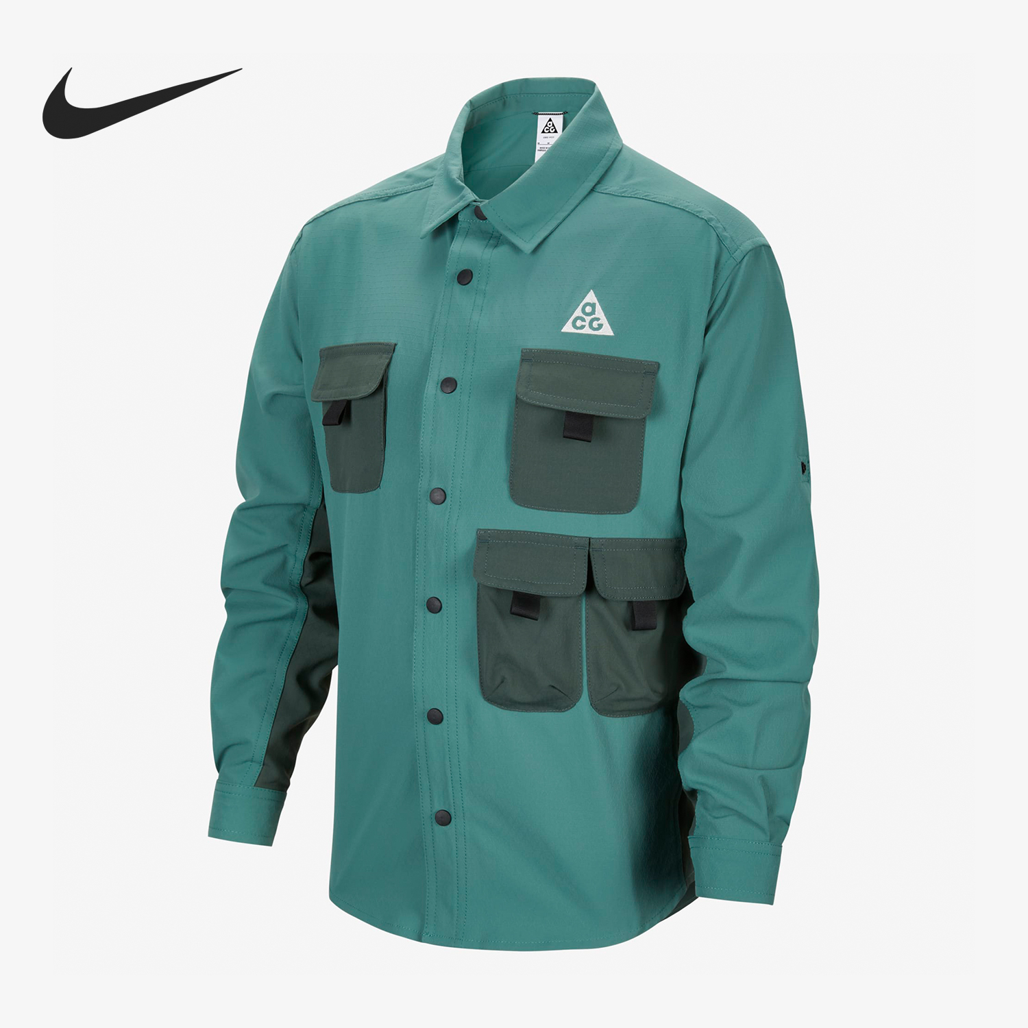 Nike/耐克正品当季新款大童运动户外时尚翻领长袖FN9220-361