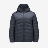 斯凯奇正品 梭织保暖短款 冬季 男士 连帽羽绒服 新款 Skechers